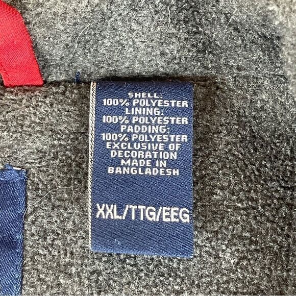 Chaps Vest Red Men's XXL Fall Winter Zipper - Picture 5 of 7